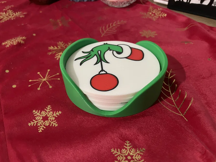 Bộ đế lót ly Grinch - Image 4