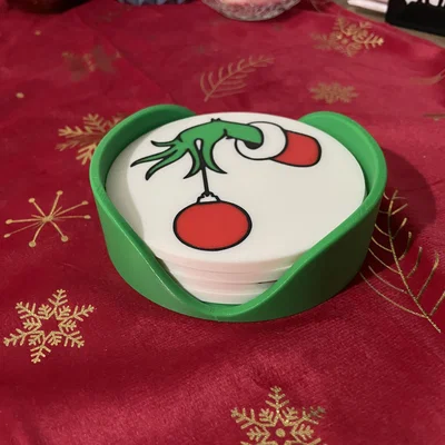 Bộ đế lót ly Grinch