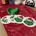 Bộ đế lót ly Grinch - Thumbnail 5