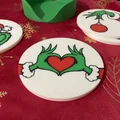 Bộ đế lót ly Grinch - Thumbnail 7