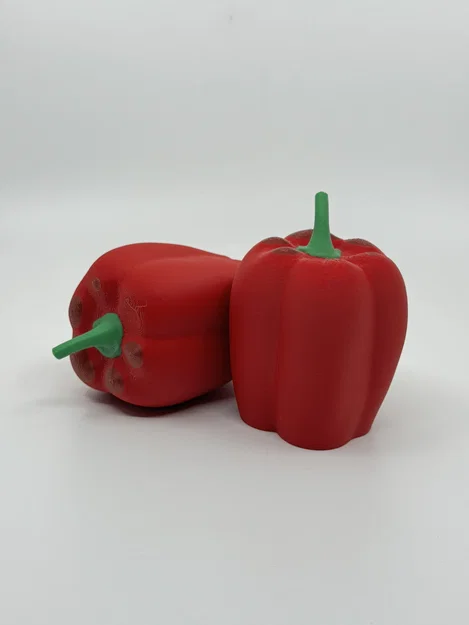 Mô hình ớt chuông 3D (Bell Pepper) đẹp mắt cho bé học tập và vui chơi - Image 1