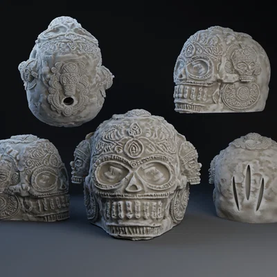Mô hình Aztec Death Whistle - Còi tử thần Aztec in 3D độc đáo