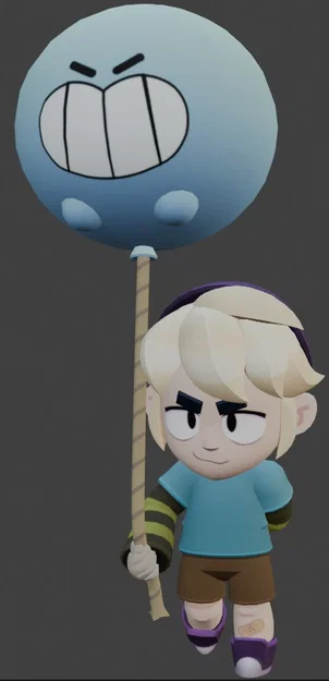 Mô hình 3D Gus trong Brawl Stars - Tải file STL cực đẹp - Image 1