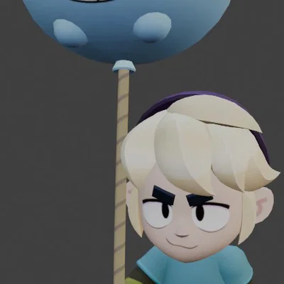 Mô hình 3D Gus trong Brawl Stars - Tải file STL cực đẹp