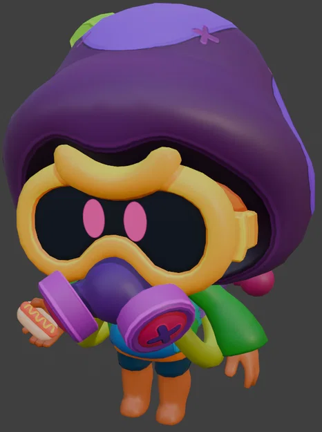 Mô hình nhân vật lai Brawl Stars độc đáo in 3D - Image 1
