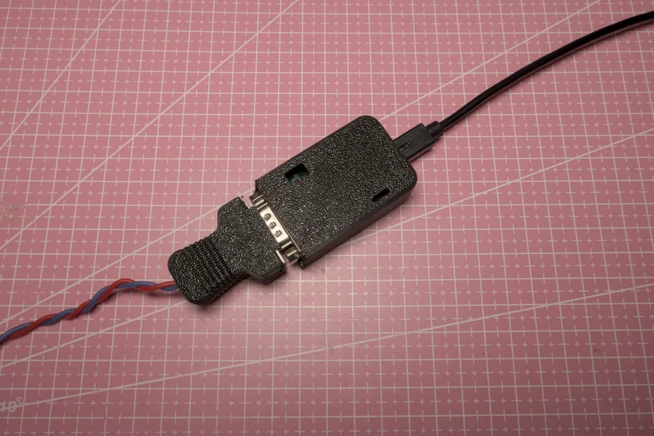 Vỏ bọc đầu nối DB-9 không cần ốc vít cho dự án điện tử - Image 3