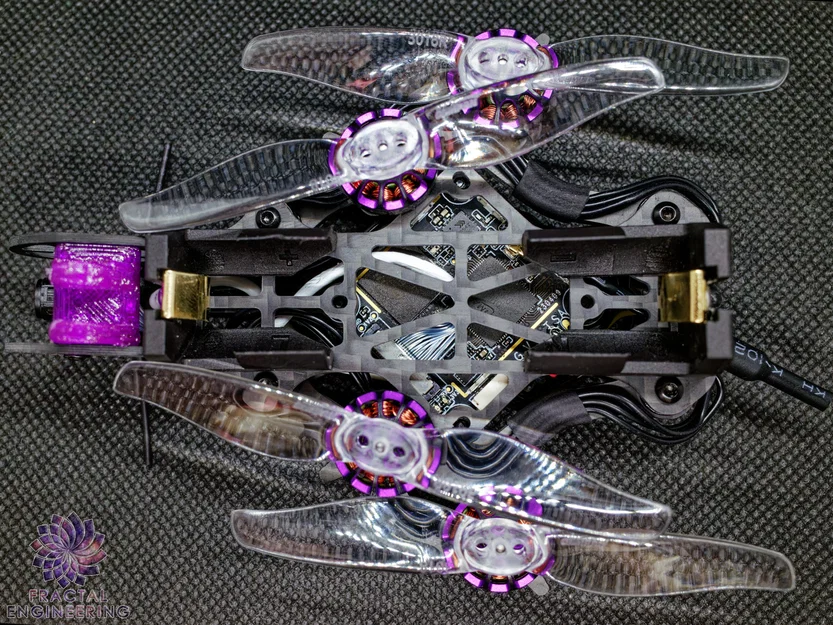 Bộ linh kiện in 3D cho Fractal Wingman FPV quadcopter - Image 2