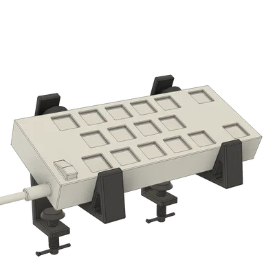 Kẹp Cố Định Ổ Cắm Điện Để Bàn Bản Siêu Rộng