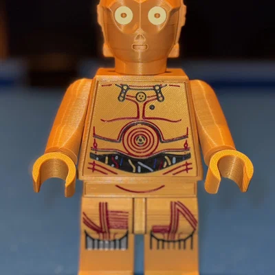 Mô hình lắp ghép C-3PO (Star Wars) phiên bản MegaFigure (Tỉ lệ 5:1)