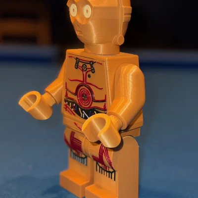 Mô hình lắp ghép C-3PO (Star Wars) phiên bản MegaFigure (Tỉ lệ 5:1)