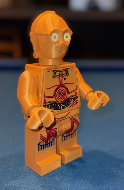 Mô hình lắp ghép C-3PO (Star Wars) phiên bản MegaFigure (Tỉ lệ 5:1) - Image 3