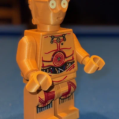 Mô hình lắp ghép C-3PO (Star Wars) phiên bản MegaFigure (Tỉ lệ 5:1)