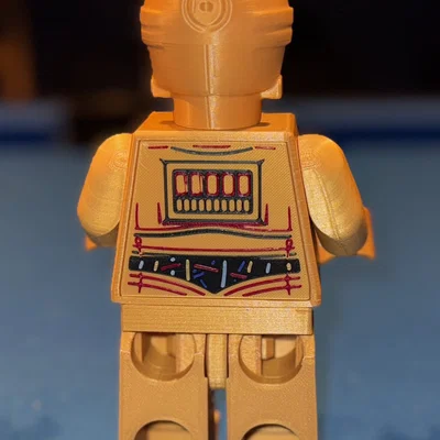 Mô hình lắp ghép C-3PO (Star Wars) phiên bản MegaFigure (Tỉ lệ 5:1)