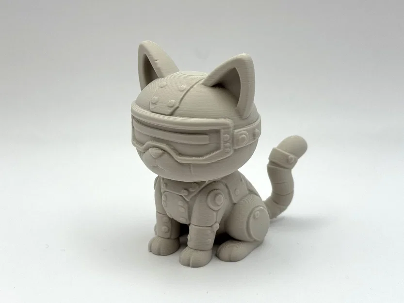 Cyber Kitty – Mô Hình Mèo Máy Tương Lai Cực Chất - Image 1