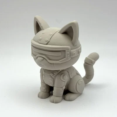 Cyber Kitty – Mô Hình Mèo Máy Tương Lai Cực Chất