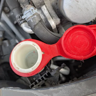 Nắp bình nước rửa kính Skoda - Giải pháp in 3D tiện lợi cho ô tô