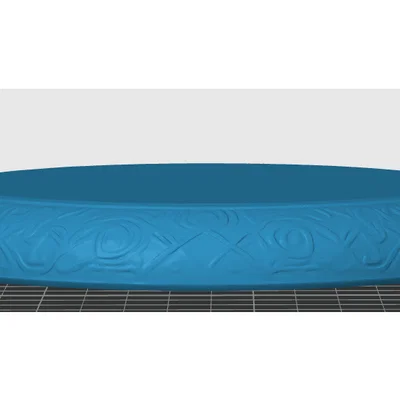 Đế Mô Hình Miniature Base Với Viền Họa Tiết Trang Trí Tinh Xảo