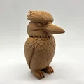 Tượng Totem Chim Kookaburra Chạm Khắc Gỗ - Thumbnail 1
