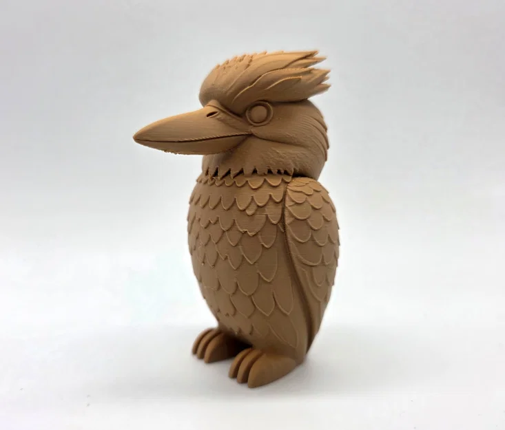 Tượng Totem Chim Kookaburra Chạm Khắc Gỗ - Image 2