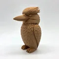 Tượng Totem Chim Kookaburra Chạm Khắc Gỗ - Thumbnail 2