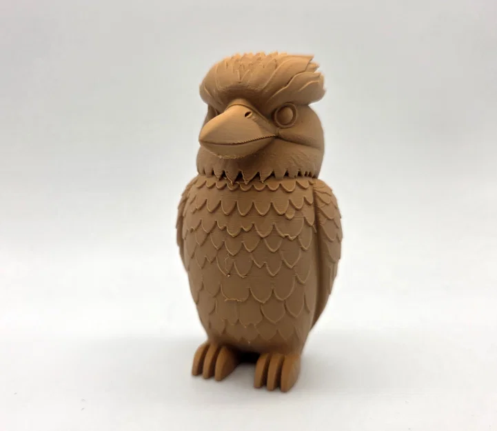 Tượng Totem Chim Kookaburra Chạm Khắc Gỗ - Image 3