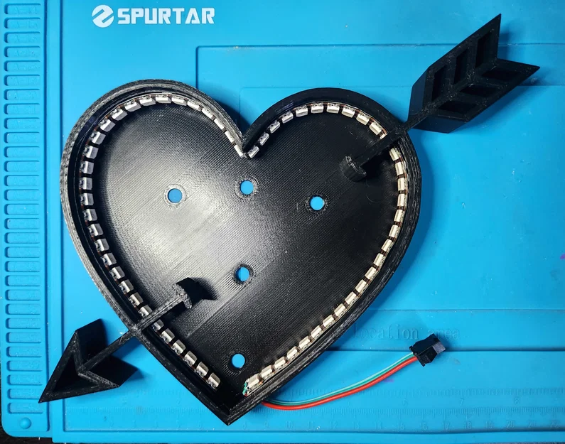 Trái tim LED Neopixel quà tặng Valentine - Image 3