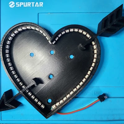 Trái tim LED Neopixel quà tặng Valentine