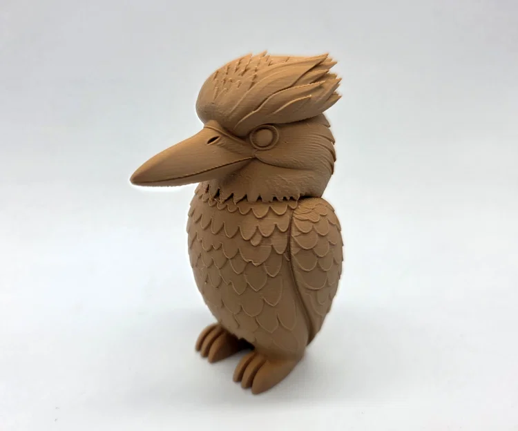 Tượng Totem Chim Kookaburra Chạm Khắc Gỗ - Image 5