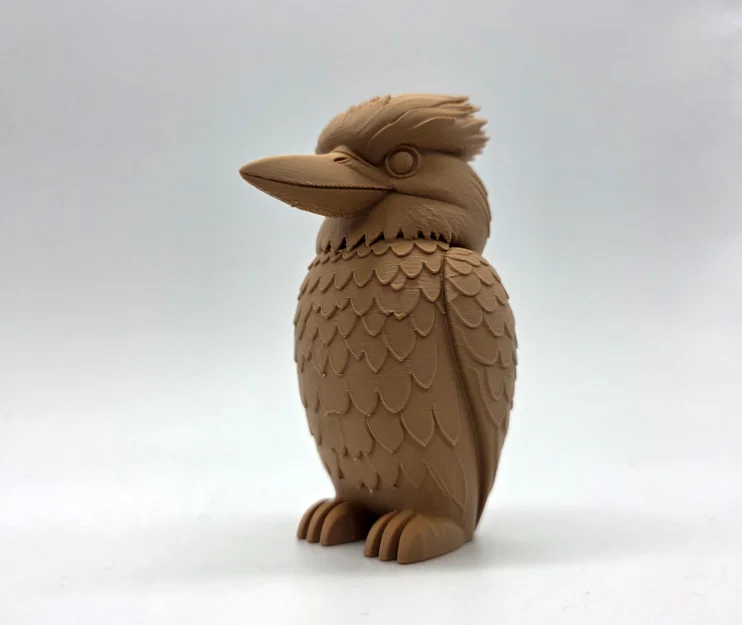 Tượng Totem Chim Kookaburra Chạm Khắc Gỗ - Image 7
