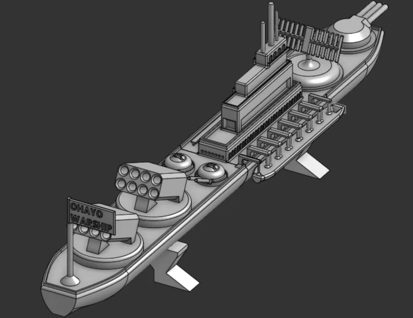 Mô hình BATTLESHIP độc đáo - Image 1