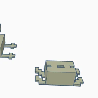 Mô hình Axolotl Minecraft siêu dễ thương - File in 3D chất lượng