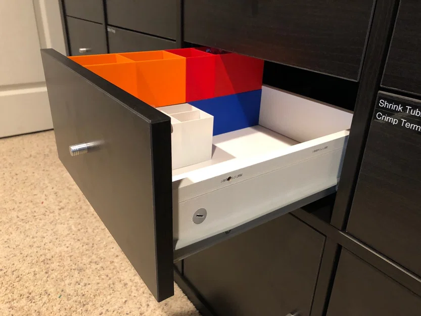 Bộ ngăn chia hộc tủ cho Ikea Kallax - Image 2