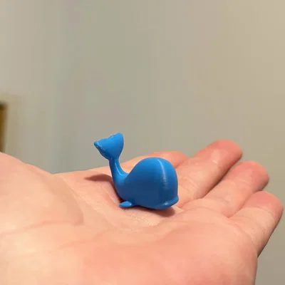 Mô hình chú cá voi mini xinh xắn in 3D dễ thực hiện