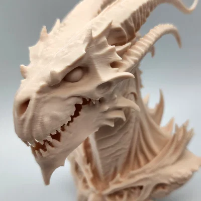 Tượng Bán Thân Undead Dragonlord