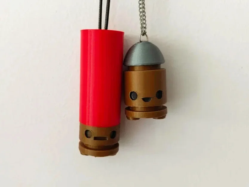 Móc khóa và Hạt bead hình Bullet Kin - Enter the Gungeon - Image 1