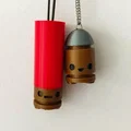 Móc khóa và Hạt bead hình Bullet Kin - Enter the Gungeon - Thumbnail 1