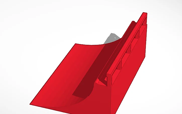 Mô hình dốc trượt Finger Skateboard kèm thanh Grind in 3D - Image 1