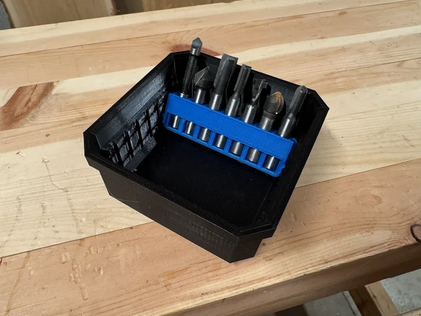 Giá đỡ mũi phay 8mm cho hộp đựng Packout - Image 2