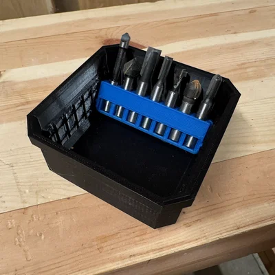 Giá đỡ mũi phay 8mm cho hộp đựng Packout