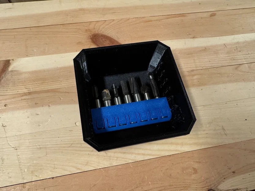 Giá đỡ mũi phay 8mm cho hộp đựng Packout - Image 3