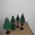 Đế giữ cây mô hình (Stumps for train model trees) cho sa bàn - Thumbnail 1