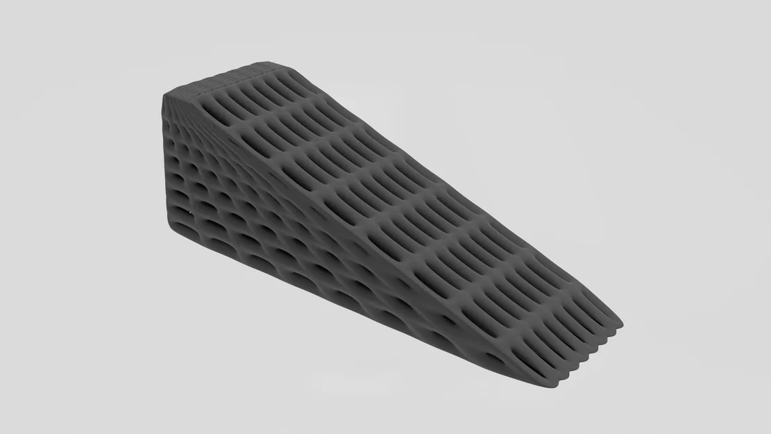 Chặn cửa nghệ thuật Voronoi Doorstop 3D in đẹp mắt và tiện dụng - Image 1