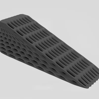 Chặn cửa nghệ thuật Voronoi Doorstop 3D in đẹp mắt và tiện dụng
