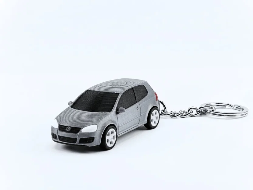 Móc khóa mô hình xe Volkswagen Golf MK5 GTI - In 3D độc đáo - Image 1