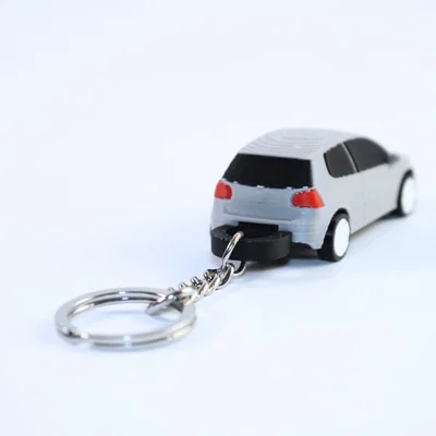 Móc khóa mô hình xe Volkswagen Golf MK5 GTI - In 3D độc đáo