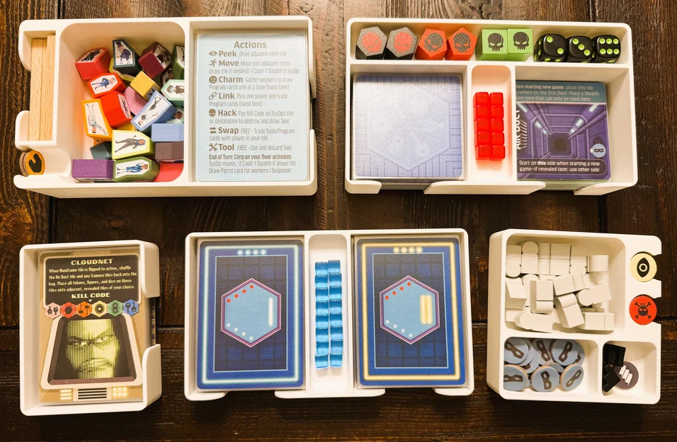 Bộ Khay Đựng (Organizer) cho Burgle Bros. 3 Future Flip - Image 1