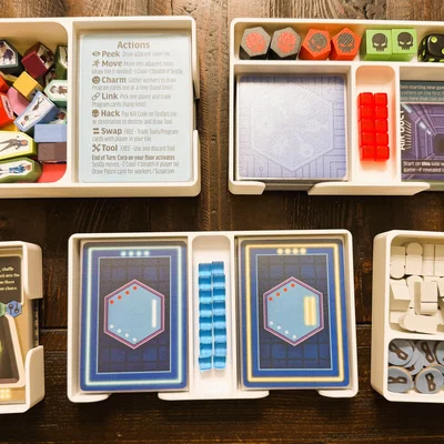 Bộ Khay Đựng (Organizer) cho Burgle Bros. 3 Future Flip