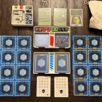 Bộ Khay Đựng (Organizer) cho Burgle Bros. 3 Future Flip