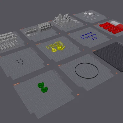 Dự án in 3D động cơ V10 (Desteiner's V10 Engine) cho OrcaSlicer