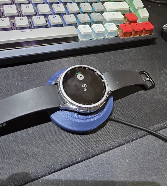 Khay cuộn dây sạc 3D tiện ích cho Galaxy Watch 6 - Image 1